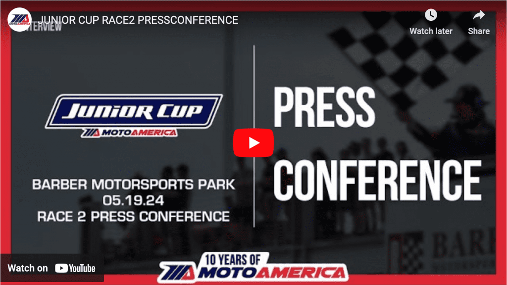 Read more about the article Video: Junior Cup Race Two Press Conference From Barber Motorsports Park